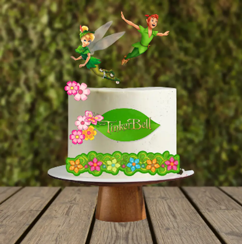 Arquivo de Corte Topo de Bolo Sininho - Tinkerbell 13 1