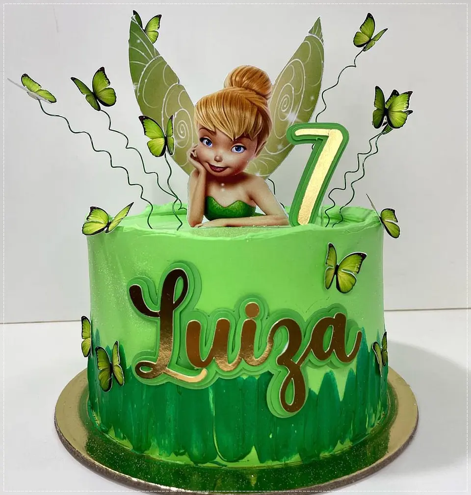 Arquivo de Corte Topo de Bolo Sininho - Tinkerbell 12 1