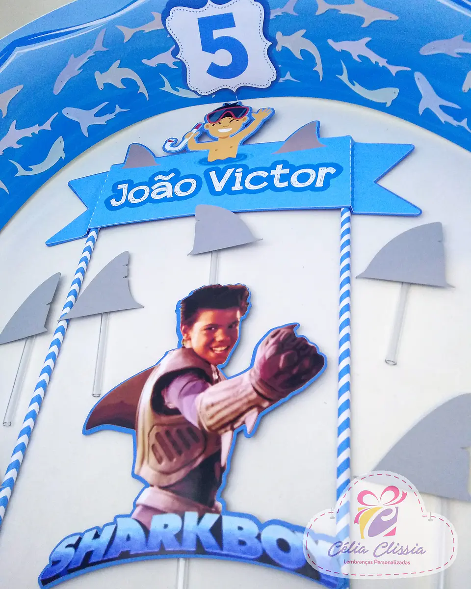 Arquivo de Corte Topo de Bolo Sharkboy 1 1