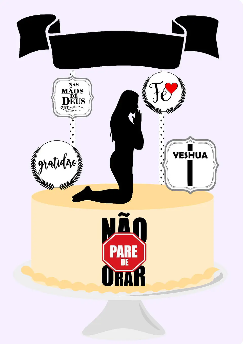 Arquivo de Corte Topo de Bolo Religioso 1 1