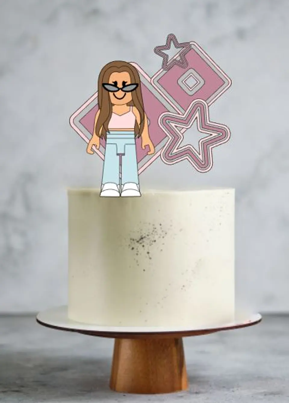 Arquivo de Corte Topo de Bolo Roblox Menina 1 1