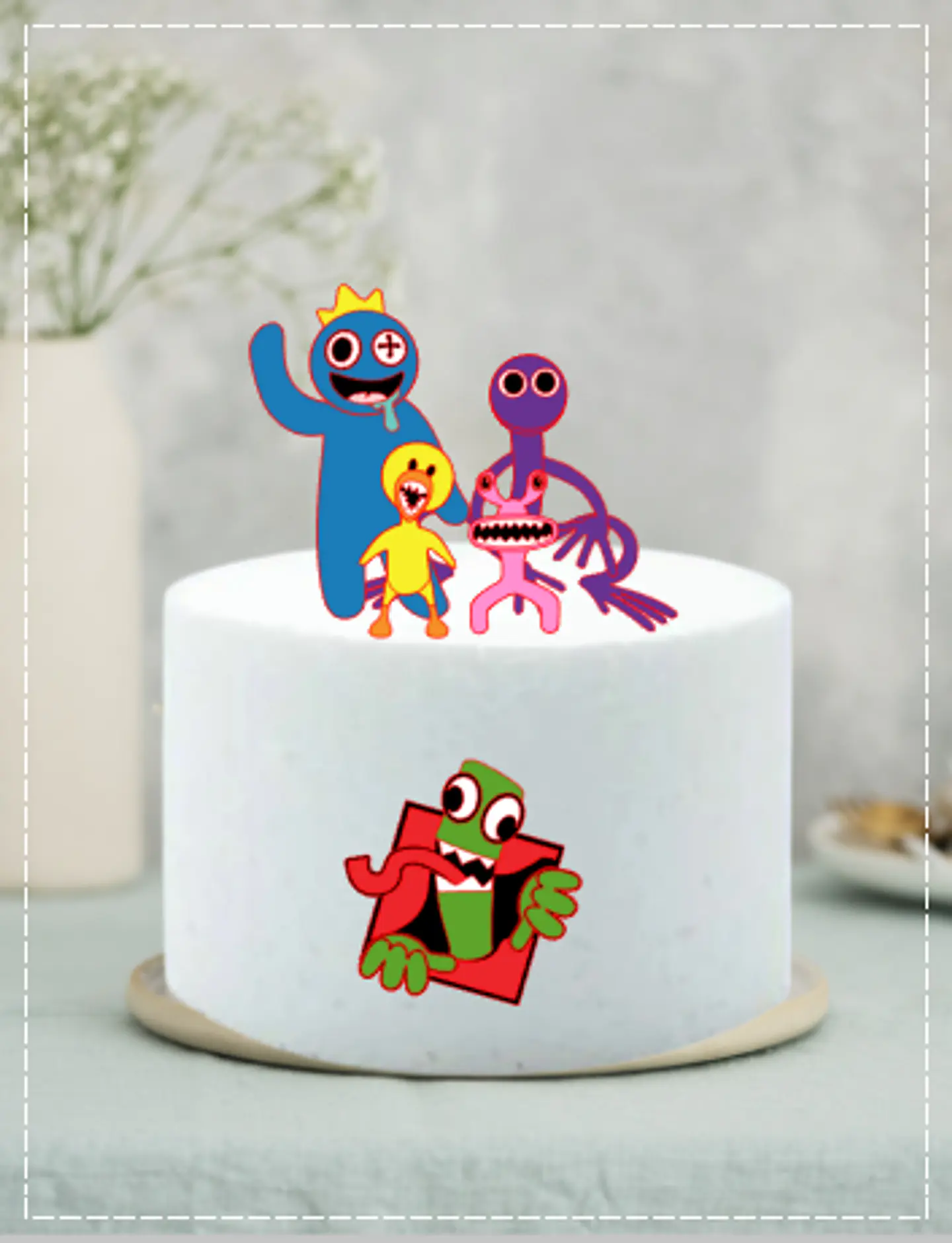 Arquivo de Corte Topo de Bolo Rainbow Friends 10 1