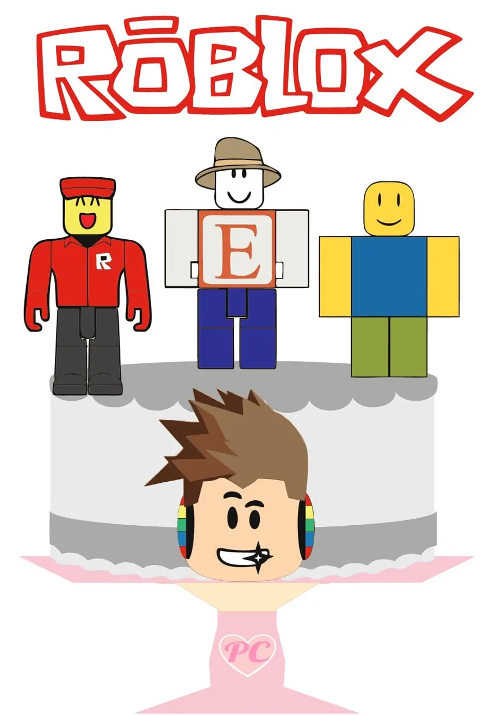 Arquivo de Corte Topo de Bolo Roblox 12 1