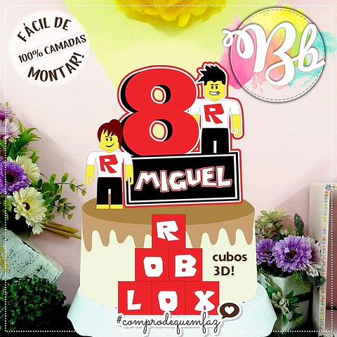 Arquivo de Corte Topo de Bolo Roblox 8