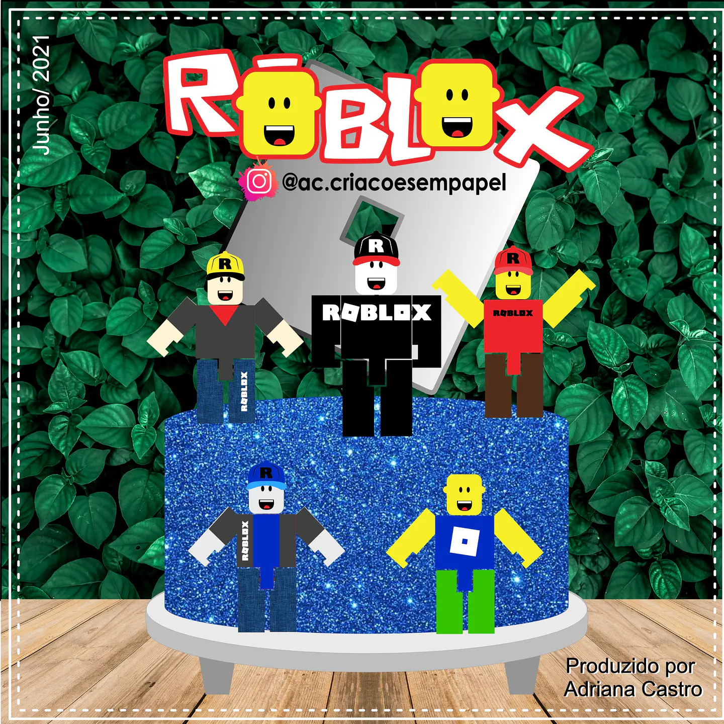 Arquivo de Corte Topo de Bolo Roblox 7 1