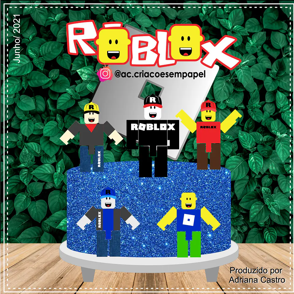 Arquivo de Corte Topo de Bolo Roblox 7 1