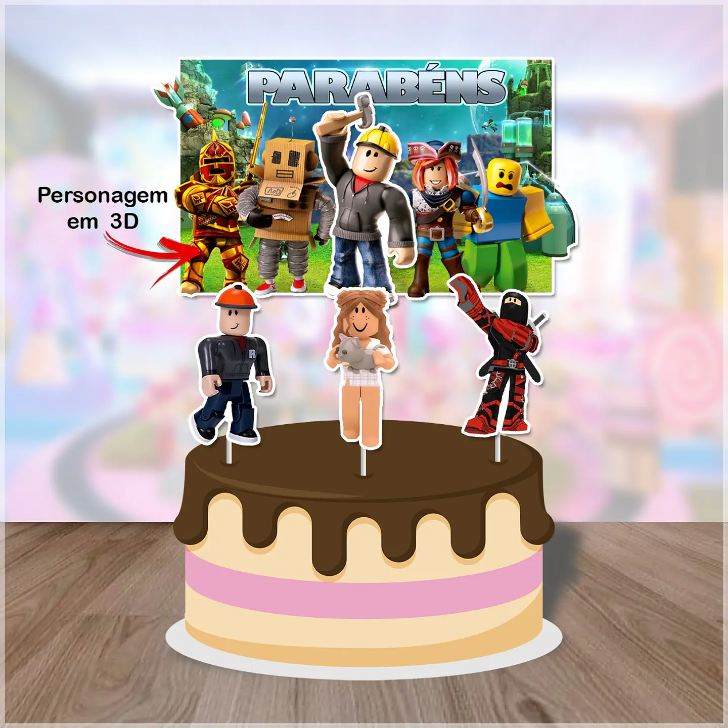 Arquivo de Corte Topo de Bolo Roblox 6 1