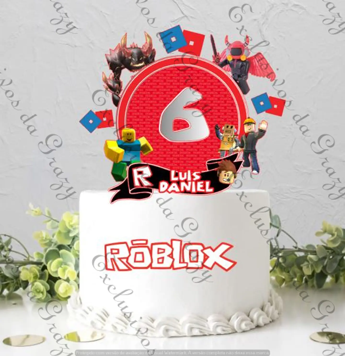 Arquivo de Corte Topo de Bolo Roblox 2 1