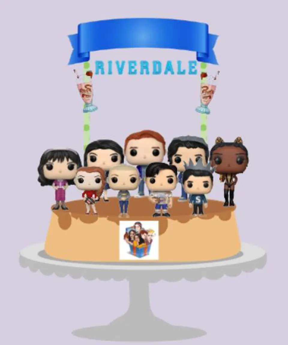 Arquivo de Corte Topo de Bolo Riverdale 2 1