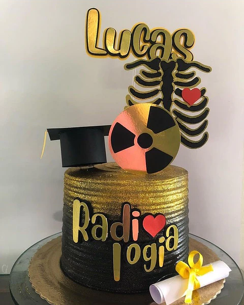Arquivo de Corte Topo de Bolo Profissões Radiologia 1