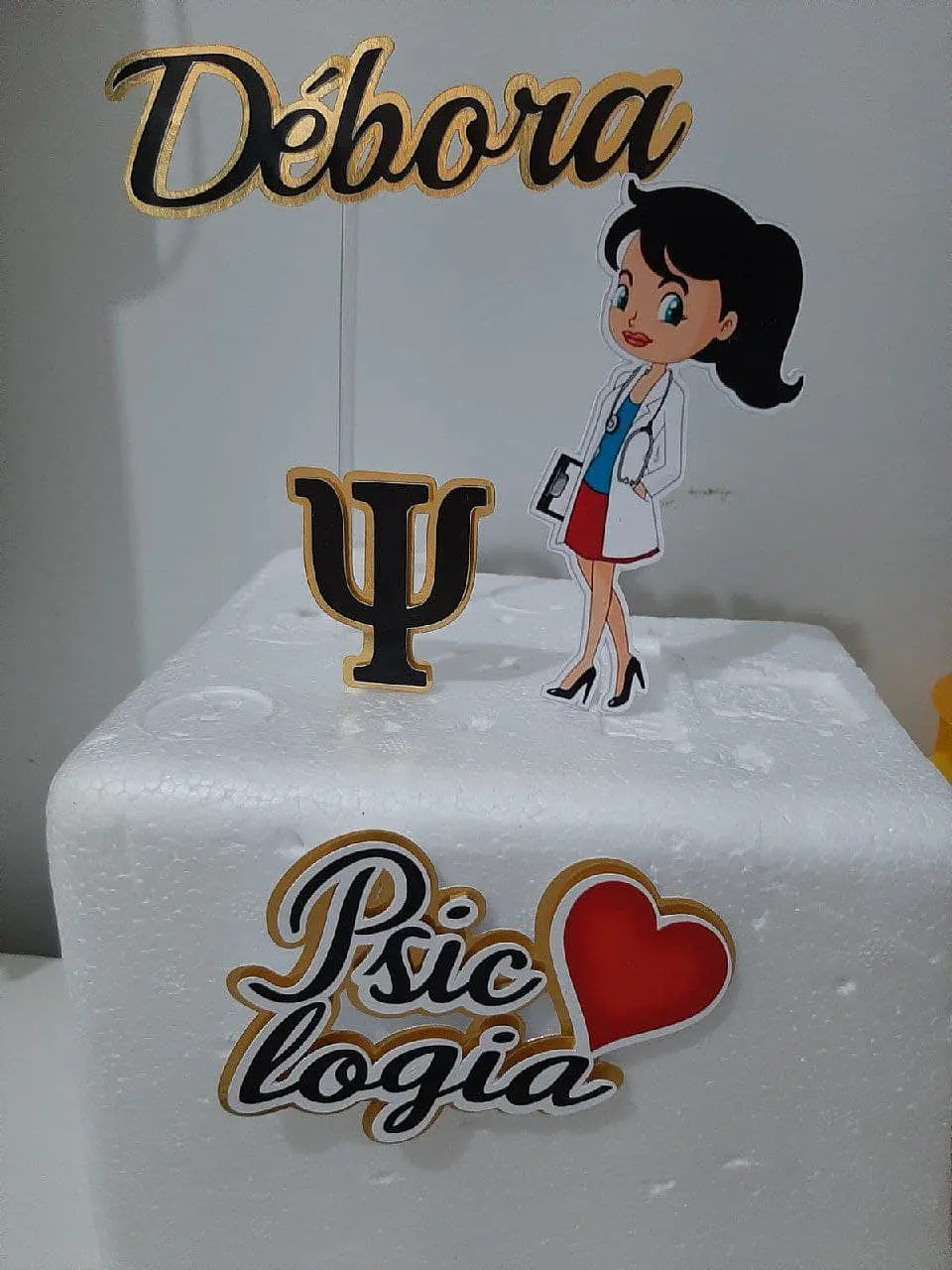 Arquivo de Corte Topo de Bolo Profissões Psicologia Psicologa Psicologo 4 1