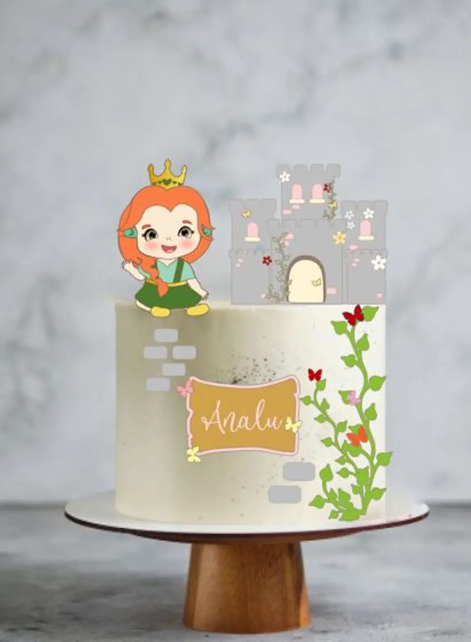 Arquivo de Corte Topo de Bolo Princesa Realeza Menina Castelo Carruagem 14 1