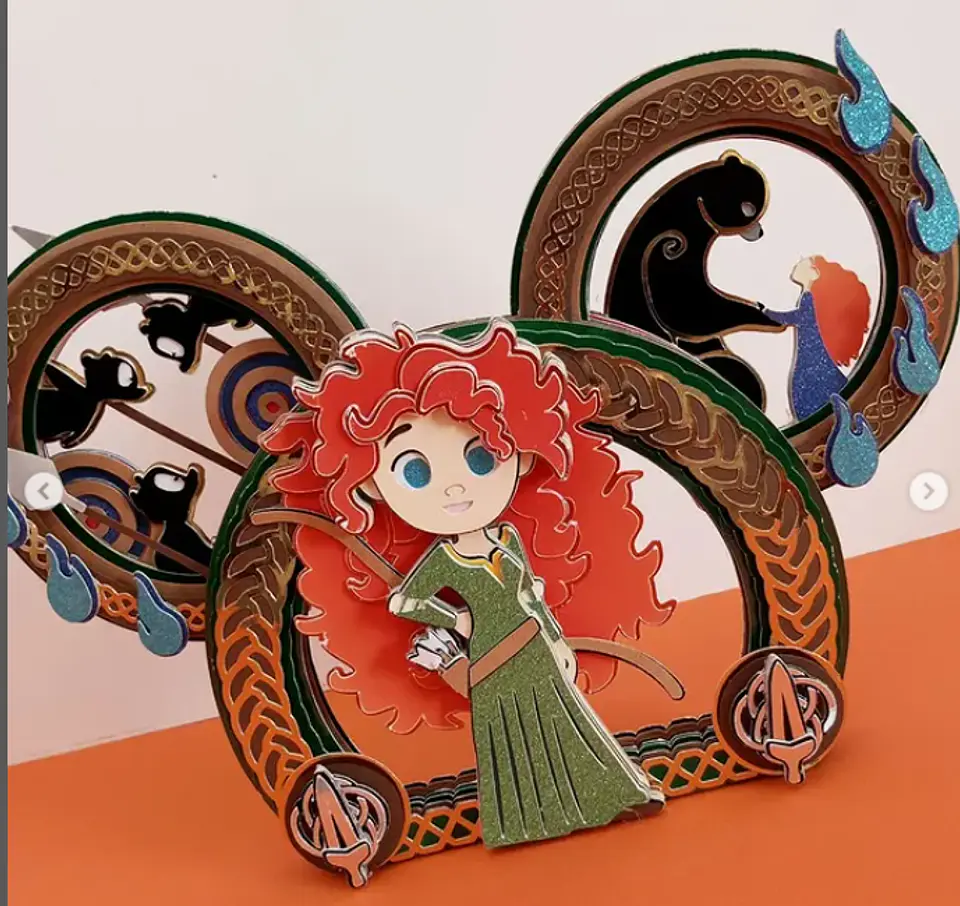 Arquivo de Corte Topo de Bolo Princesa Valente Merida 10 1