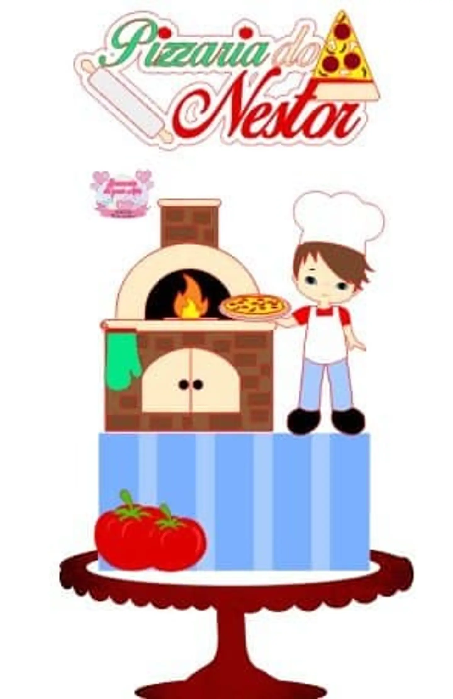 Arquivo de Corte Topo de Bolo Pizza Pizzaria 4 1