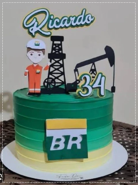Arquivo de Corte Topo de Bolo Petroleiro Petrobrás 1