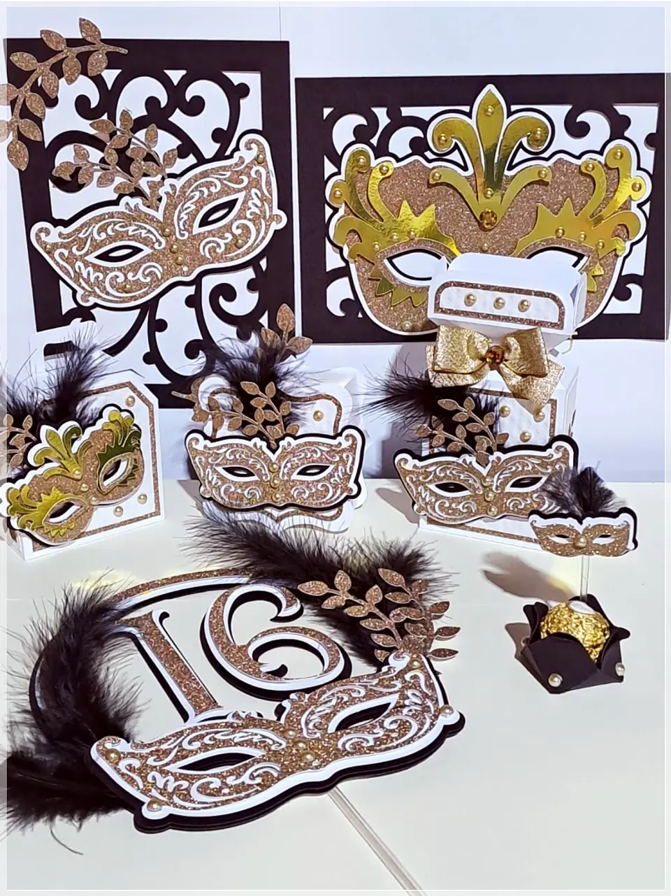 Arquivo de Corte Kit Festa Baile de Máscaras 1 1