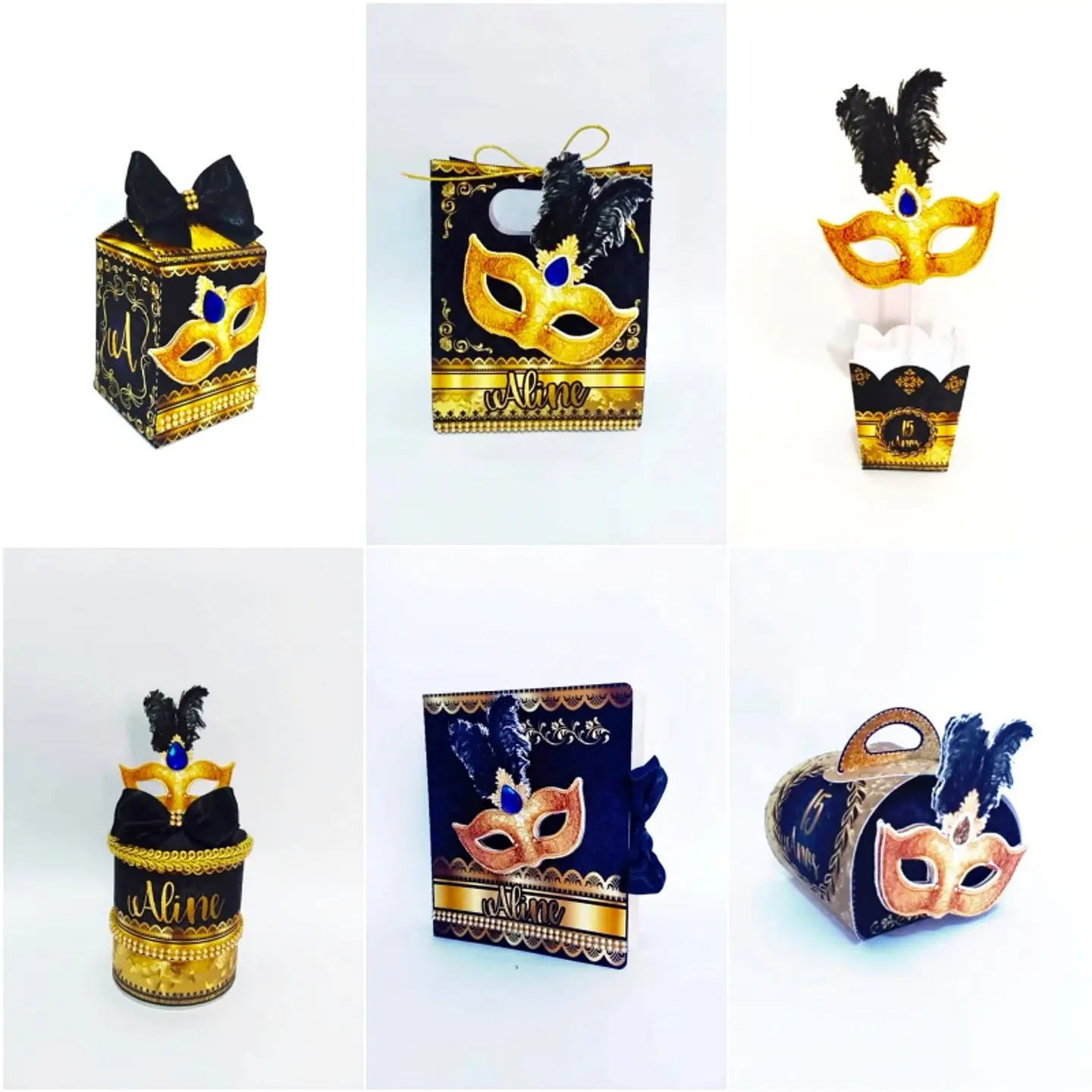 Arquivo de Corte Kit Festa Baile de Máscaras 3 1