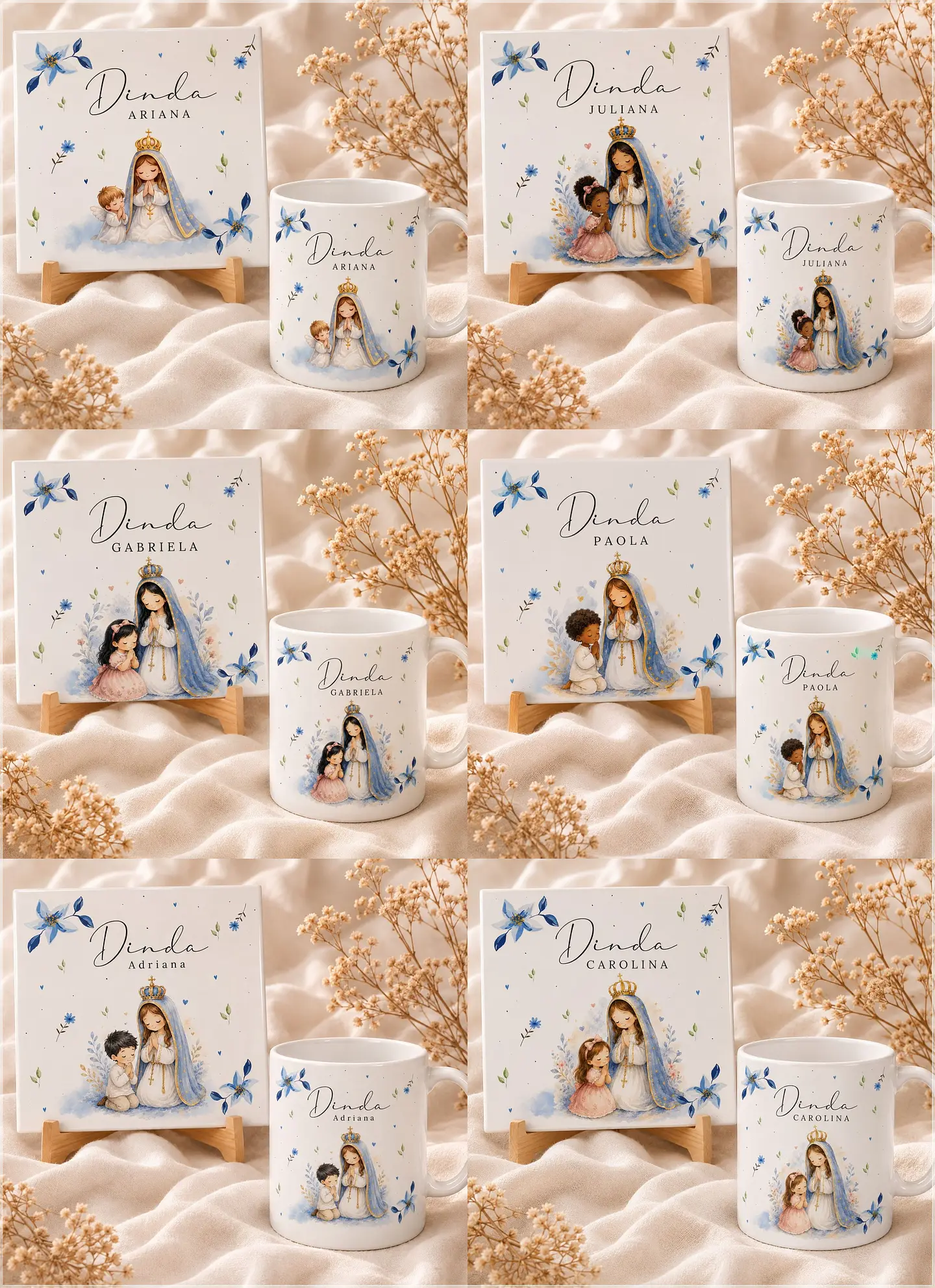 Sublimação - Coleção Dinda Aquarela 1
