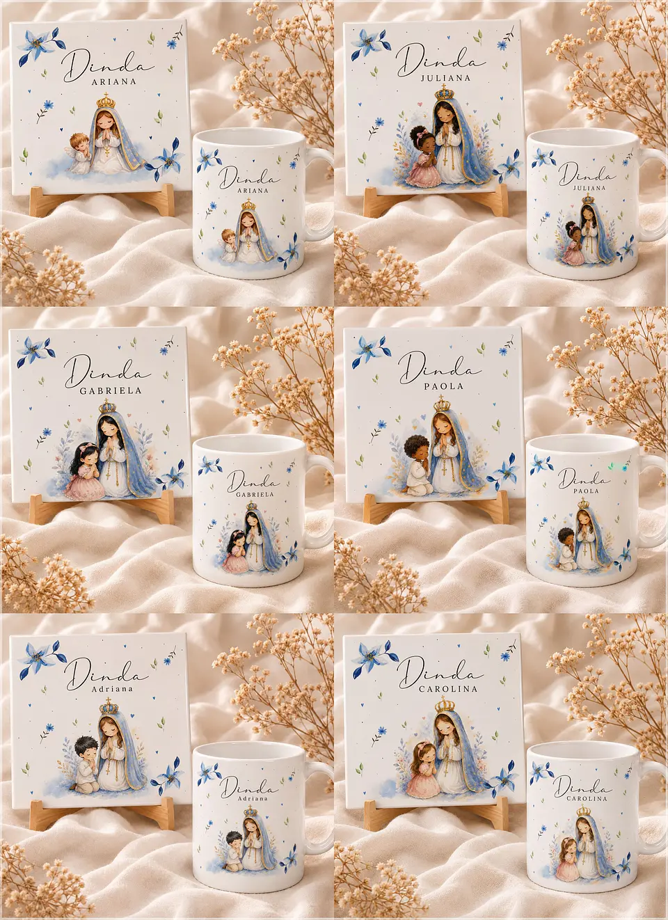 Sublimação - Coleção Dinda Aquarela 1