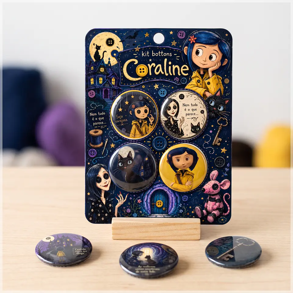 Arquivo de Corte Bottons Coraline 32 1