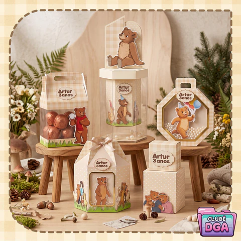 Arquivo de Corte Kit Festa O Pequeno Urso 1