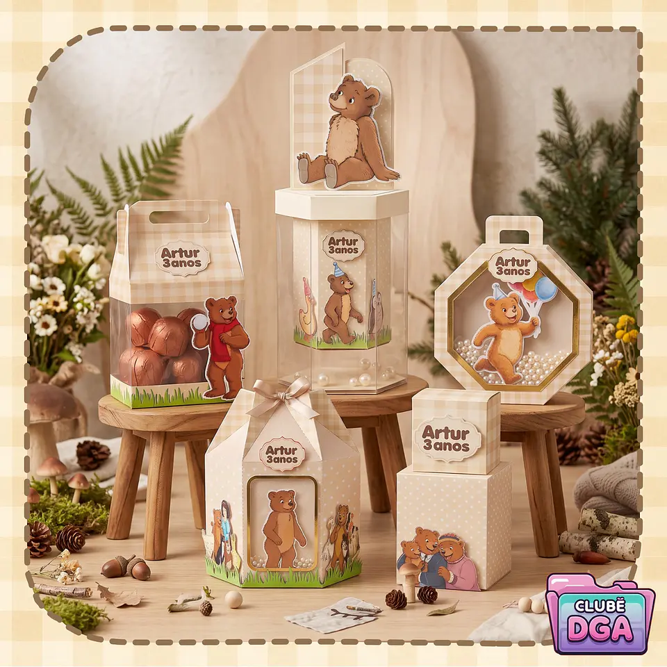 Arquivo de Corte Kit Festa O Pequeno Urso 1 1