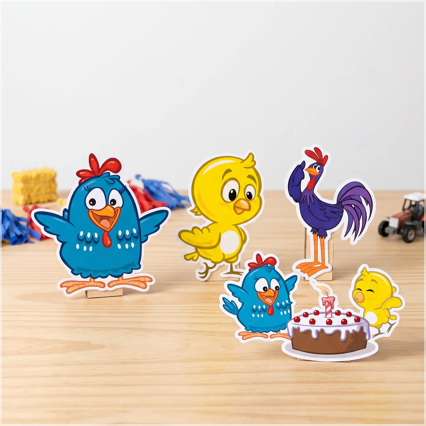 Arquivo de Corte - Display de Mesa Galinha Pintadinha 1