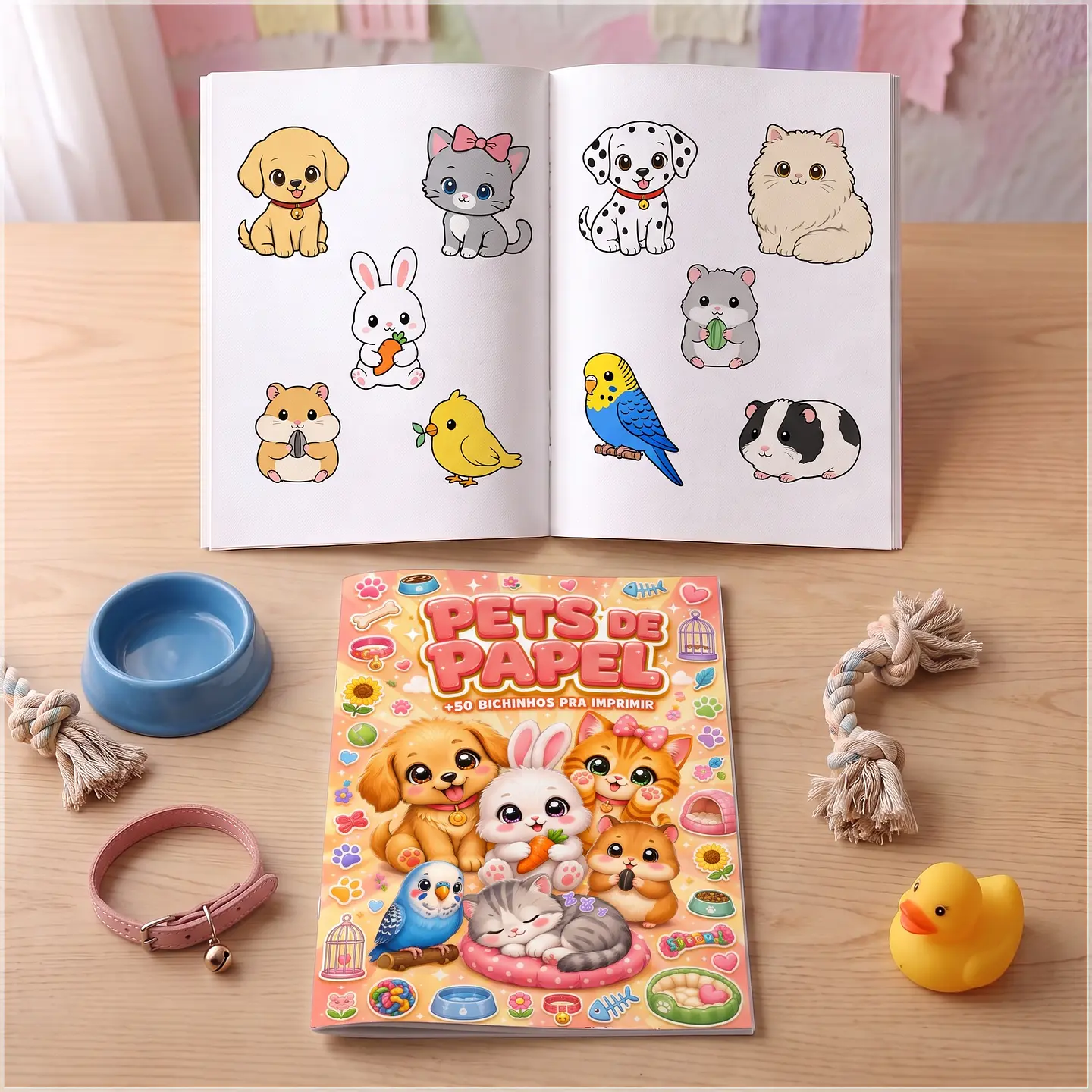 Encadernação - Livro Interativo Pets de Papel 1
