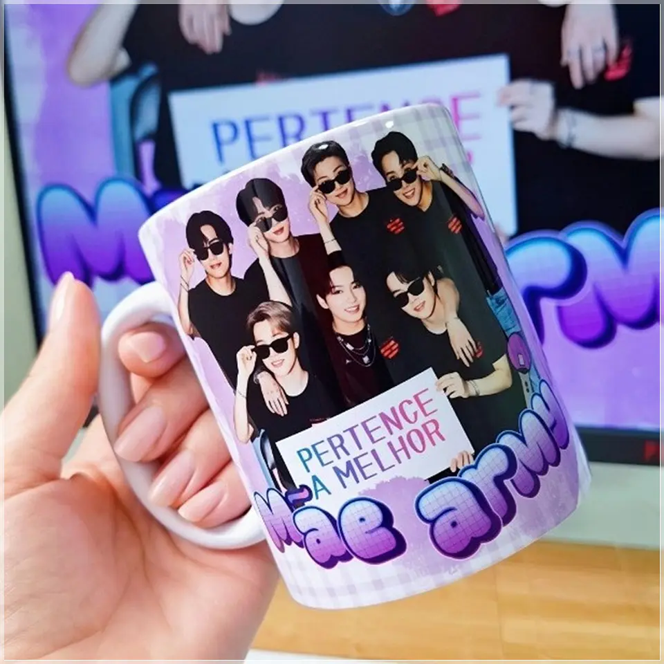 Sublimação - Caneca Bts Mãe Army 1