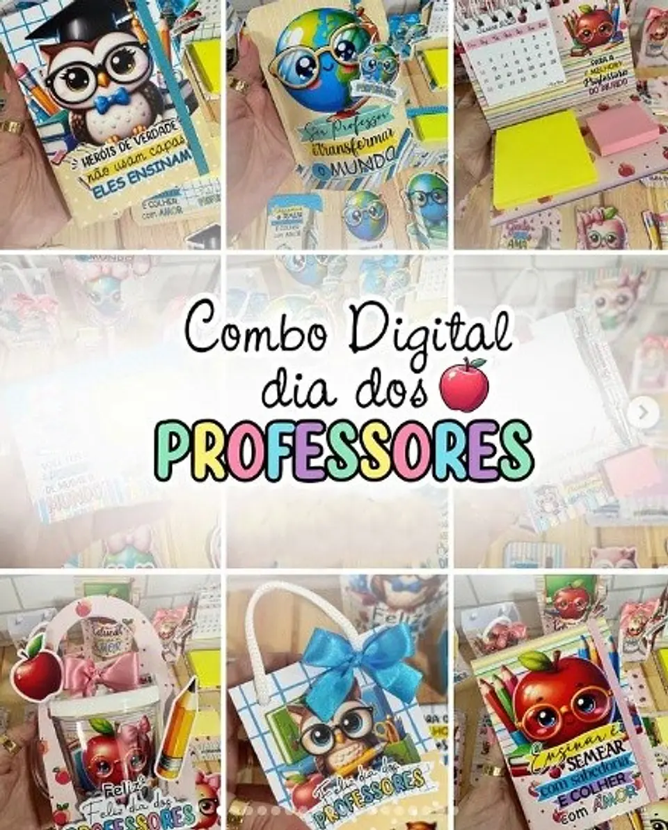 Arquivo de Corte Kit Combo Dia dos Professores 2 1