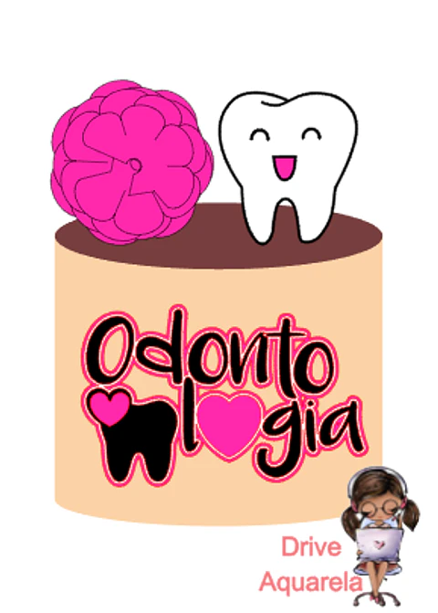 Arquivo de Corte Topo de Bolo Profissões Odontologia Dentista 3