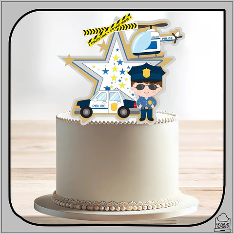 Arquivo de Corte Topo de Bolo Polícia Policial 24