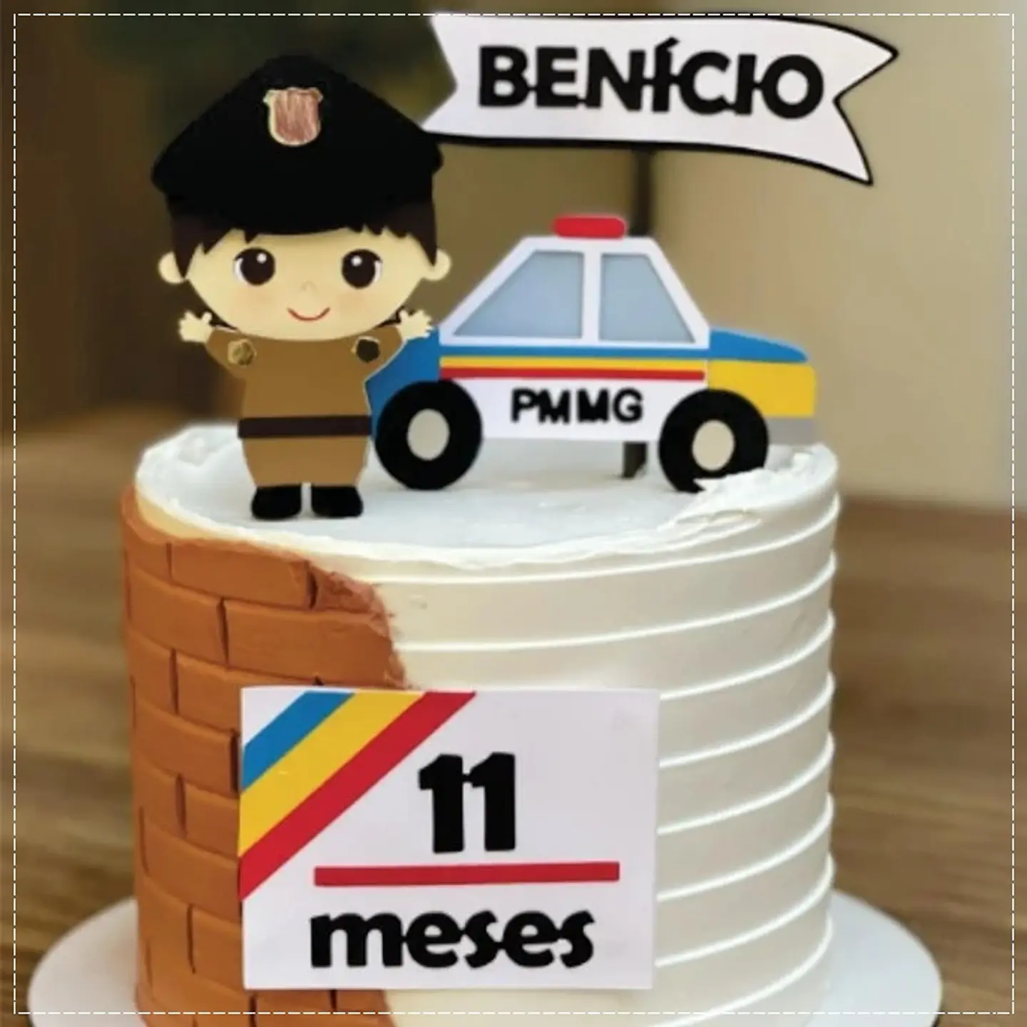 Arquivo de Corte Topo de Bolo Polícia Policial 22 1