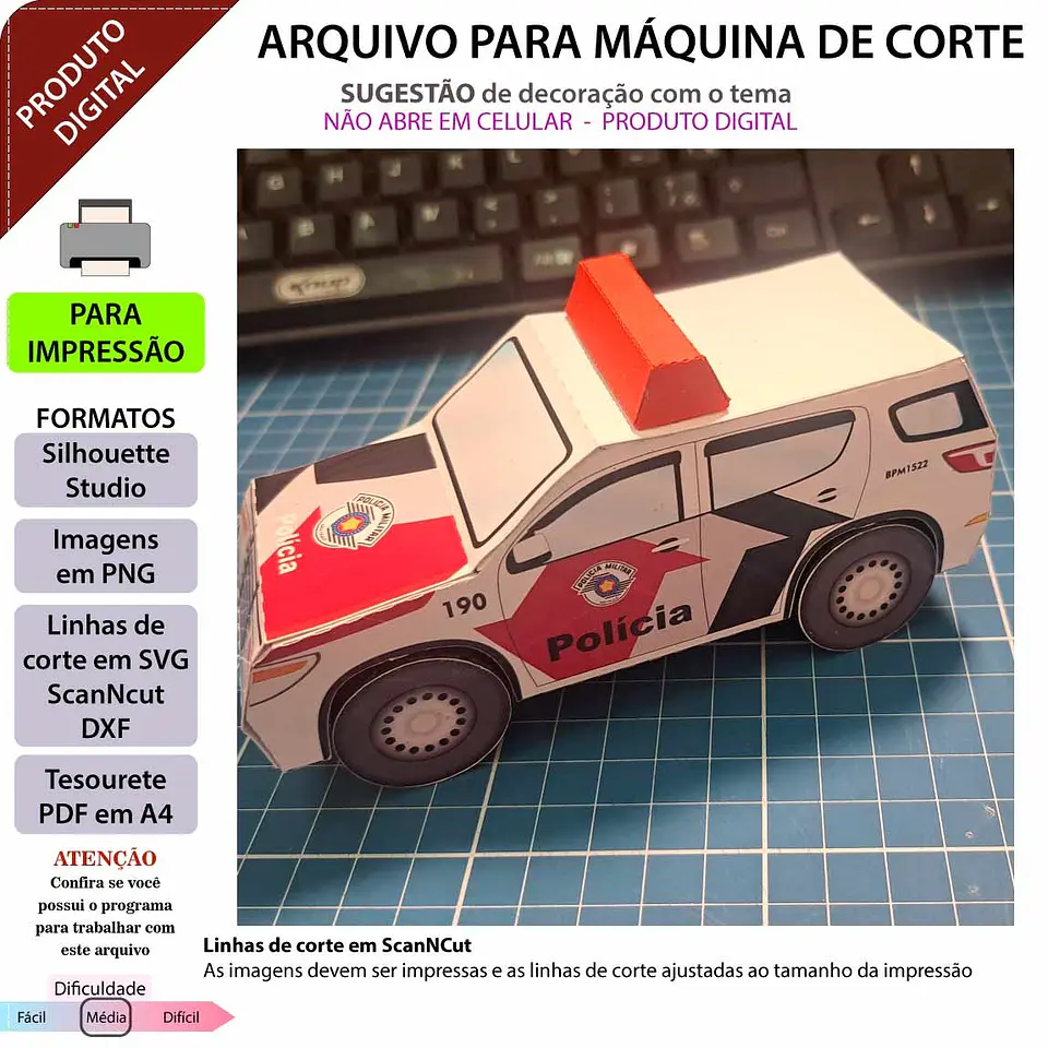 Arquivo de Corte Topo de Bolo Polícia Policial 21 1