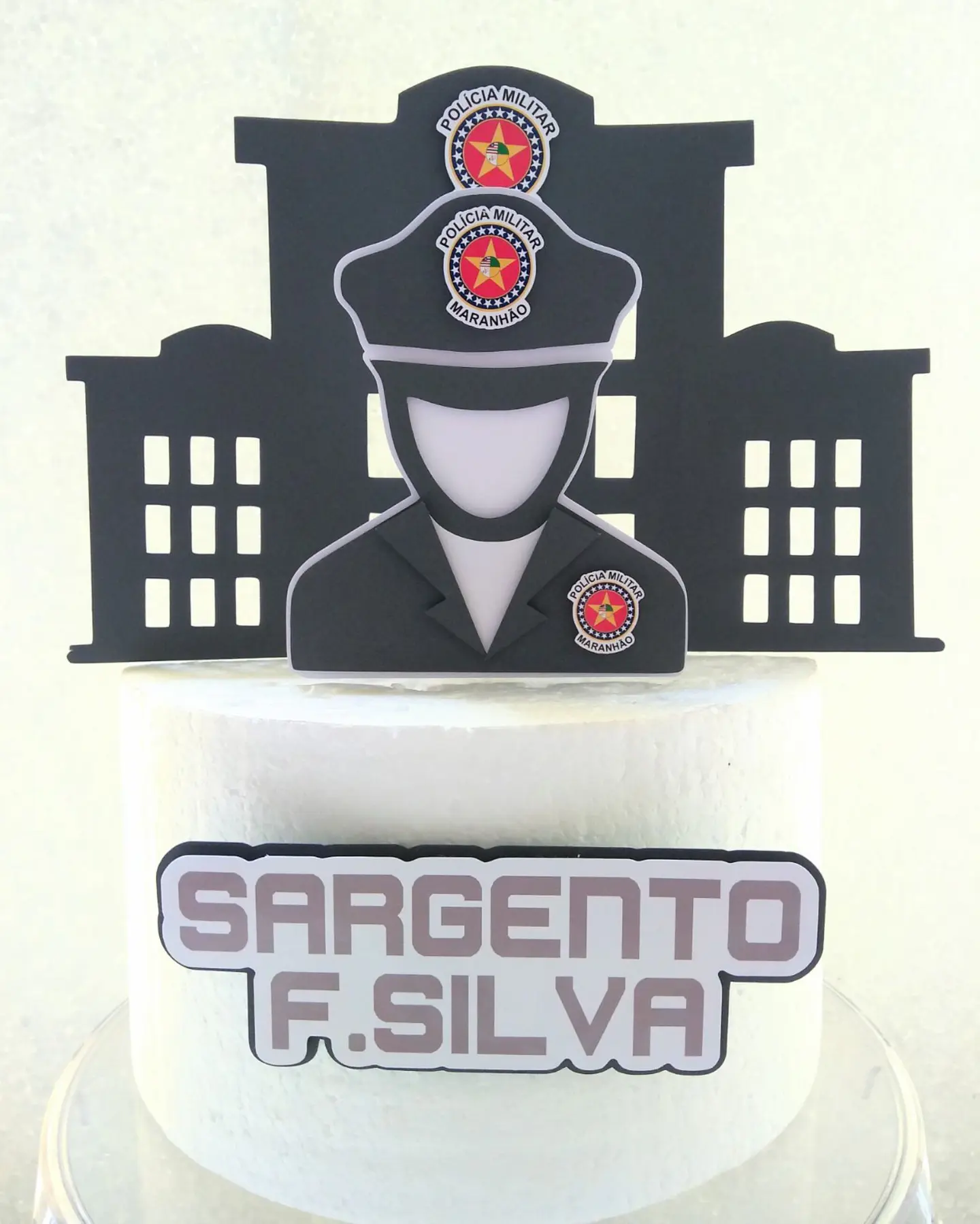 Arquivo de Corte Topo de Bolo Polícia Policial 19 1