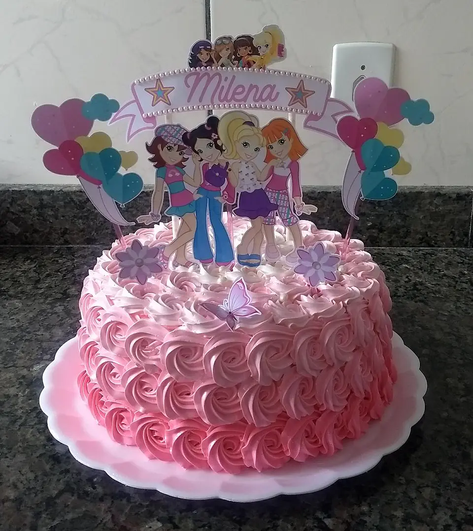 Arquivo de Corte Topo de Bolo Polly Pocket 1 1