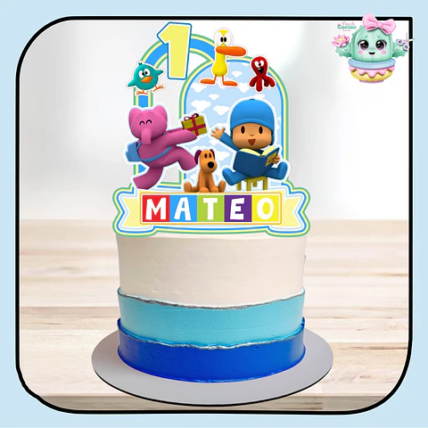 Arquivo de Corte Topo de Bolo Pocoyo 20