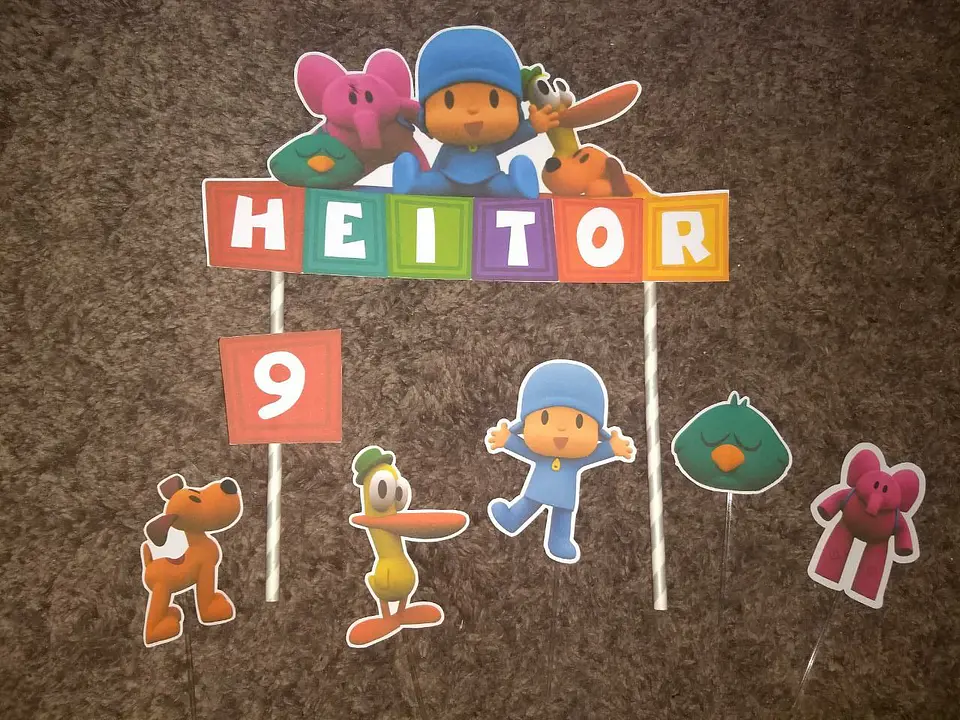 Arquivo de Corte Topo de Bolo Pocoyo 16 1