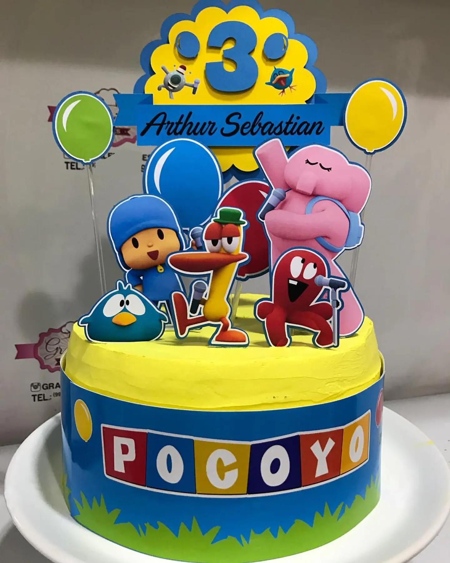 Arquivo de Corte Topo de Bolo Pocoyo 1 1
