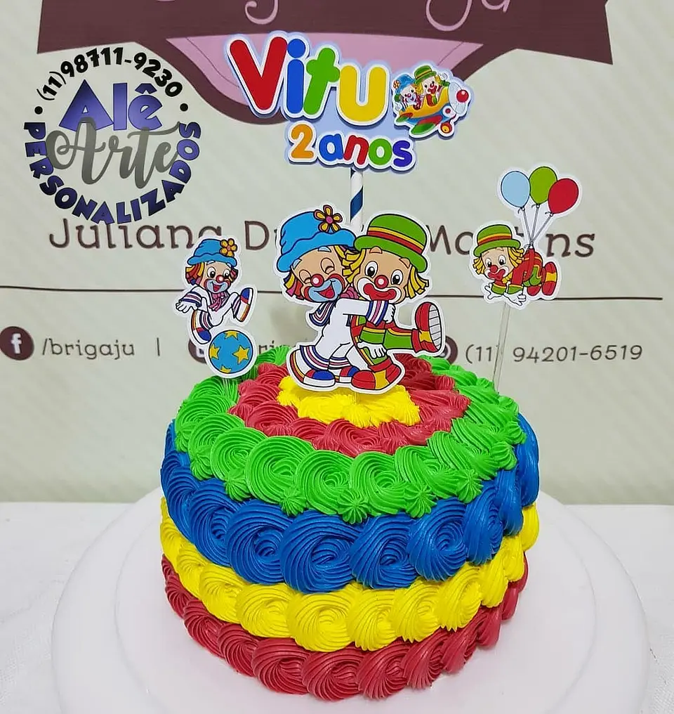 Arquivo de Corte Topo de Bolo Patati Patatá 4 1
