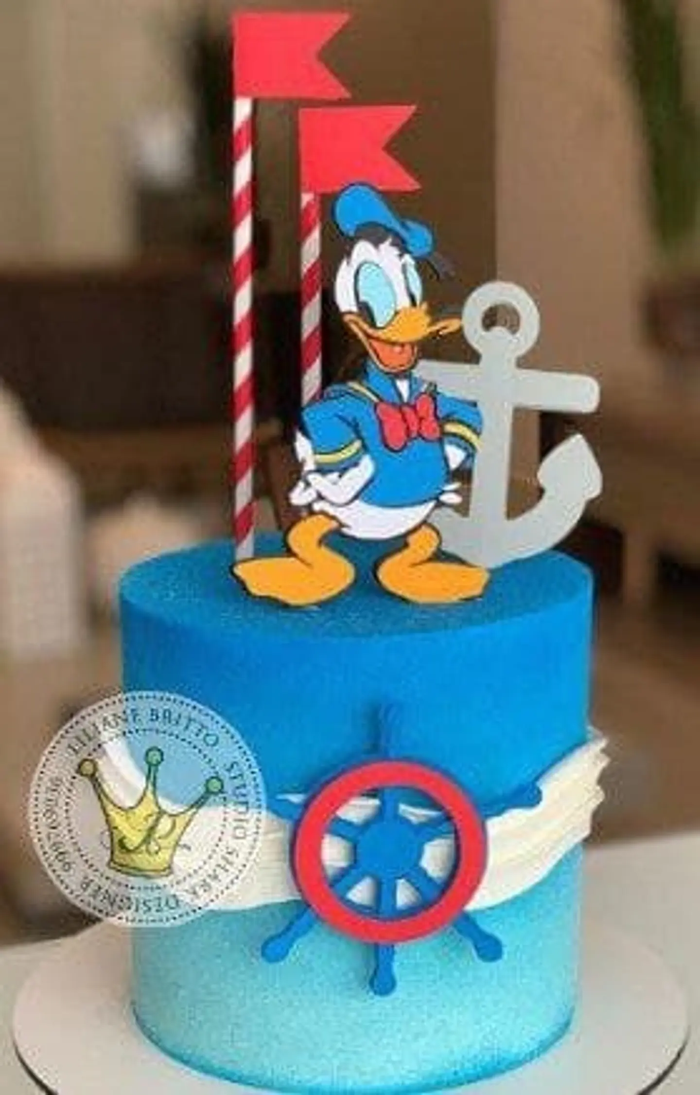 Arquivo de Corte Topo de Bolo Pato Donald 2 1