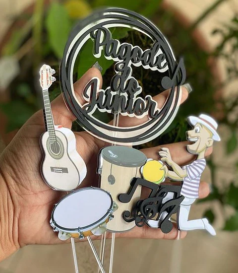 Arquivo de Corte Topo de Bolo Pagode 1