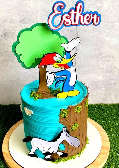 Arquivo de Corte Topo de Bolo Pica Pau 1