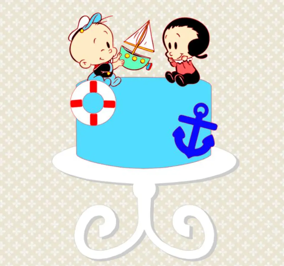 Arquivo de Corte Topo de Bolo Popeye 2 1