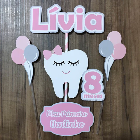 Arquivo de Corte Topo de Bolo Primeiro Dentinho 5