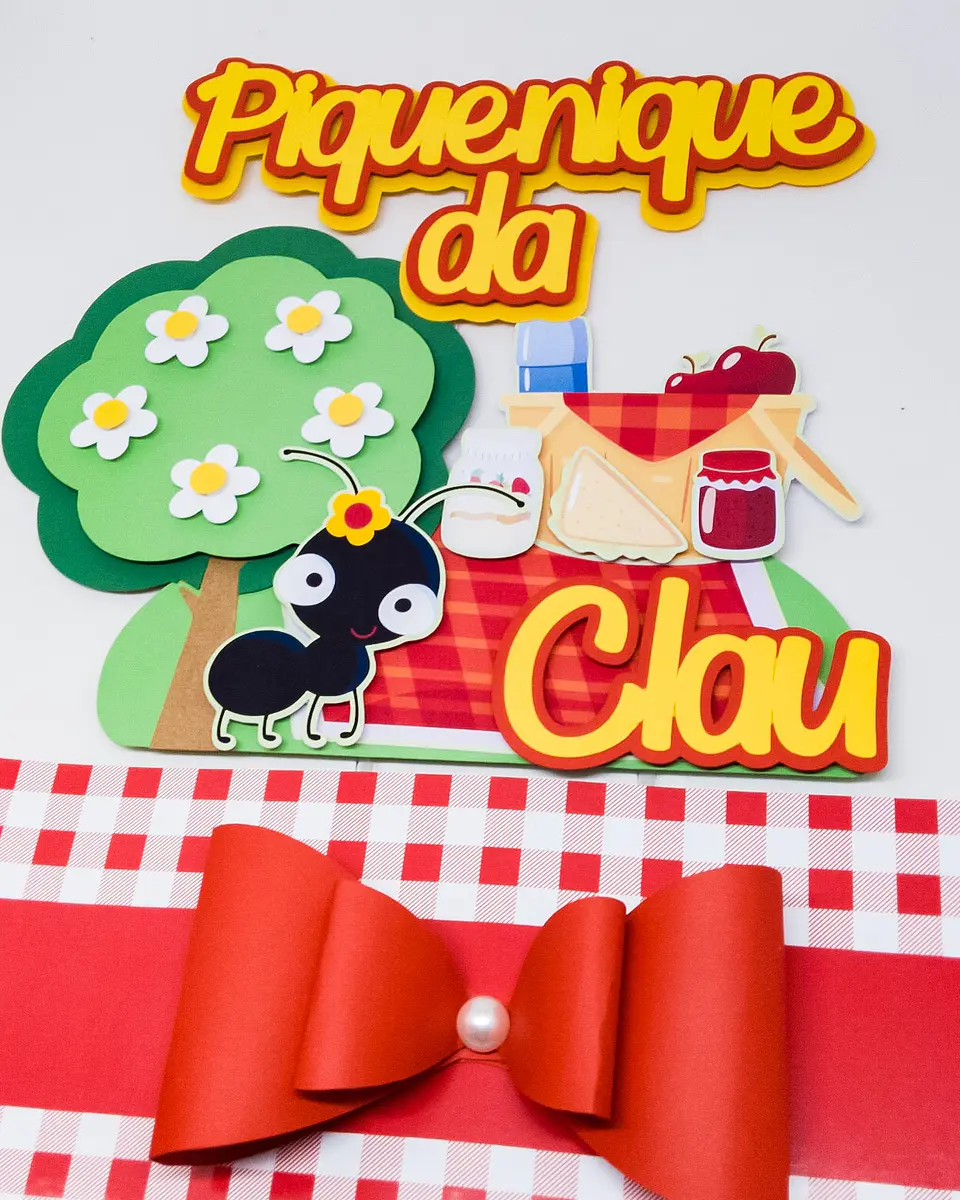 Arquivo de Corte Topo de Bolo Picnic 9 1