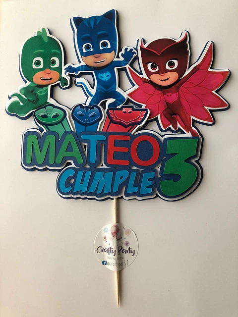 Arquivo de Corte Topo de Bolo Pj Masks 7