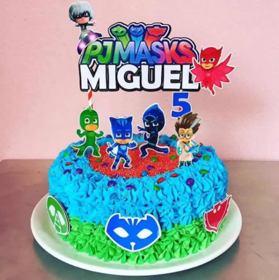 Arquivo de Corte Topo de Bolo Pj Masks 5 1