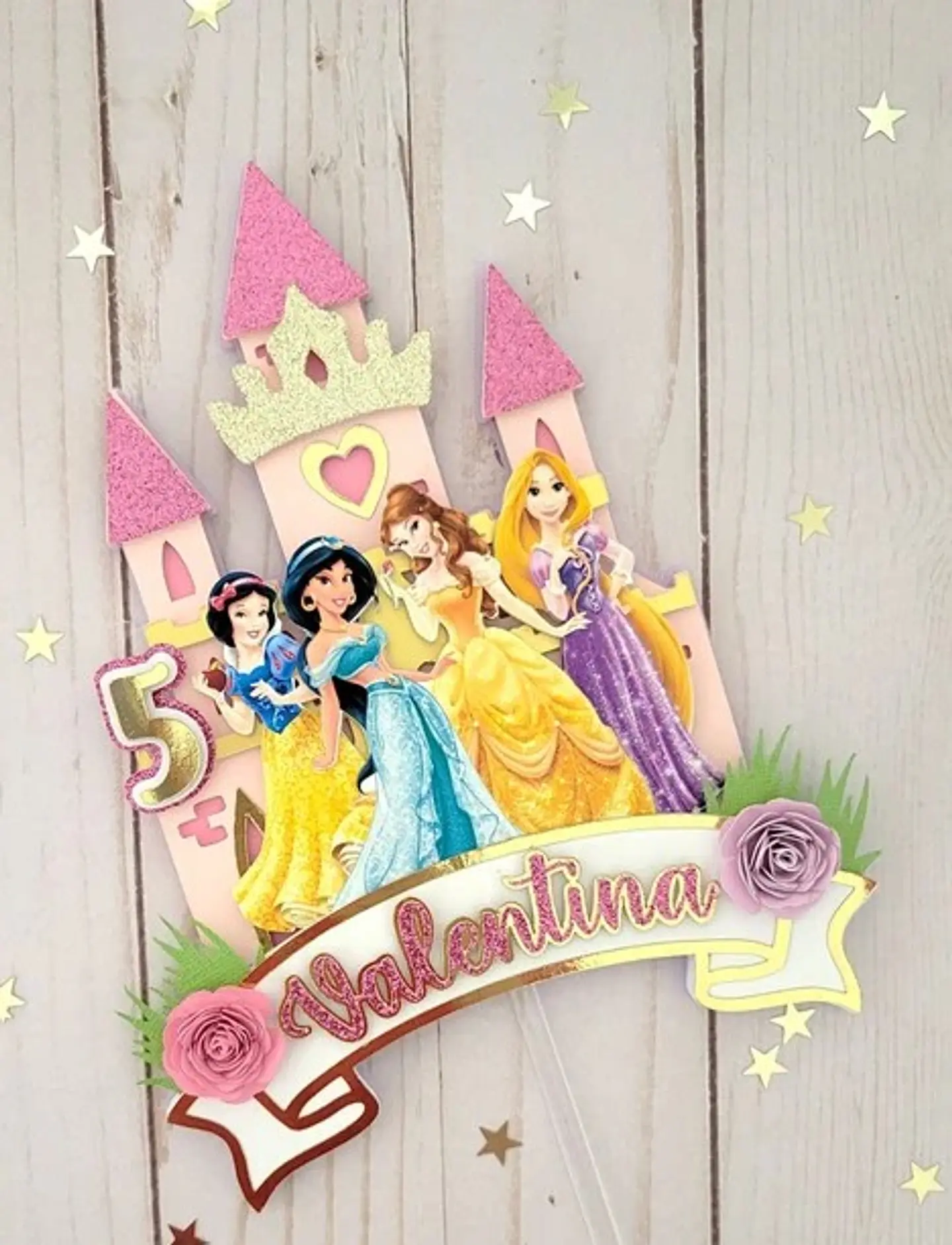Arquivo de Corte Topo de Bolo Princesas Disney 37 1