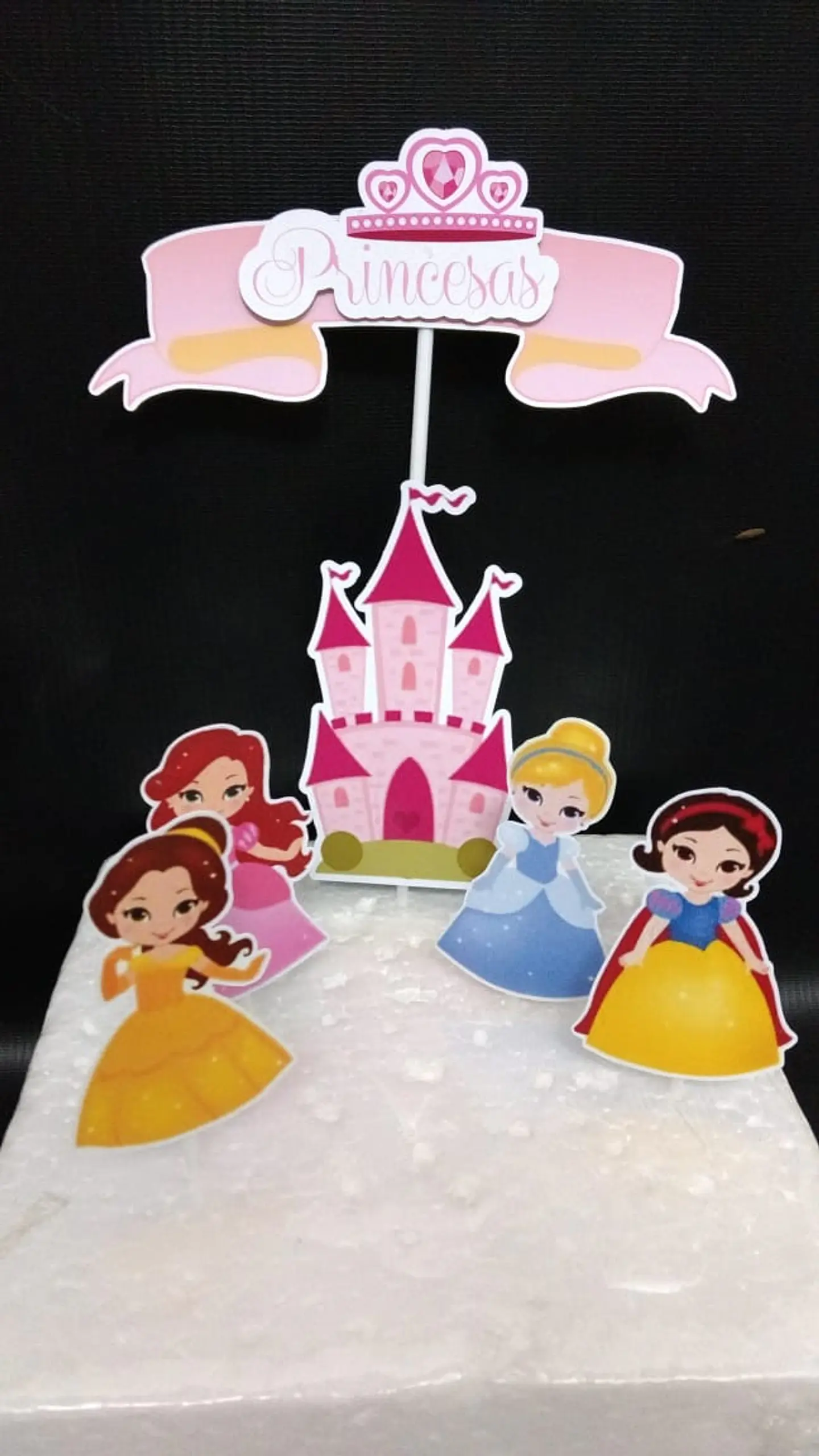 Arquivo de Corte Topo de Bolo Princesas Disney 33 1